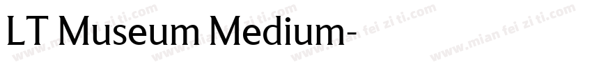 LT Museum Medium字体转换